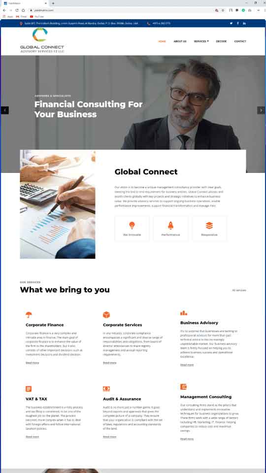 Digital Marketing for Global connect